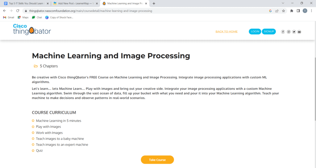 Cisco & NASSCOM free Machine Learning Certificate Course