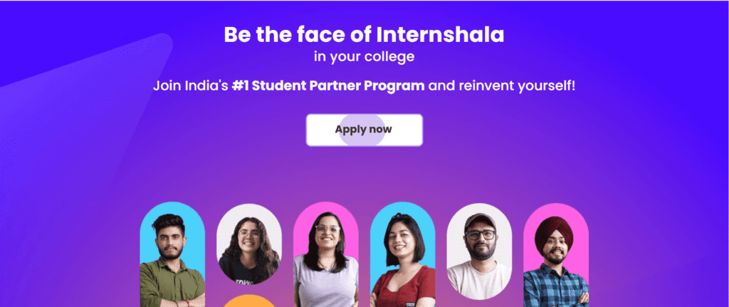 Internshala Student Partner program