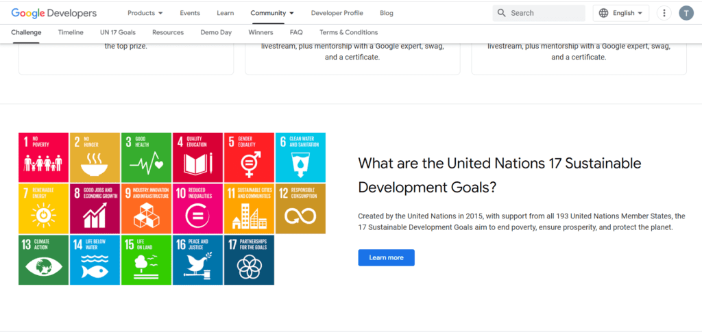 United Nationas 17 Sustainable Development Goals